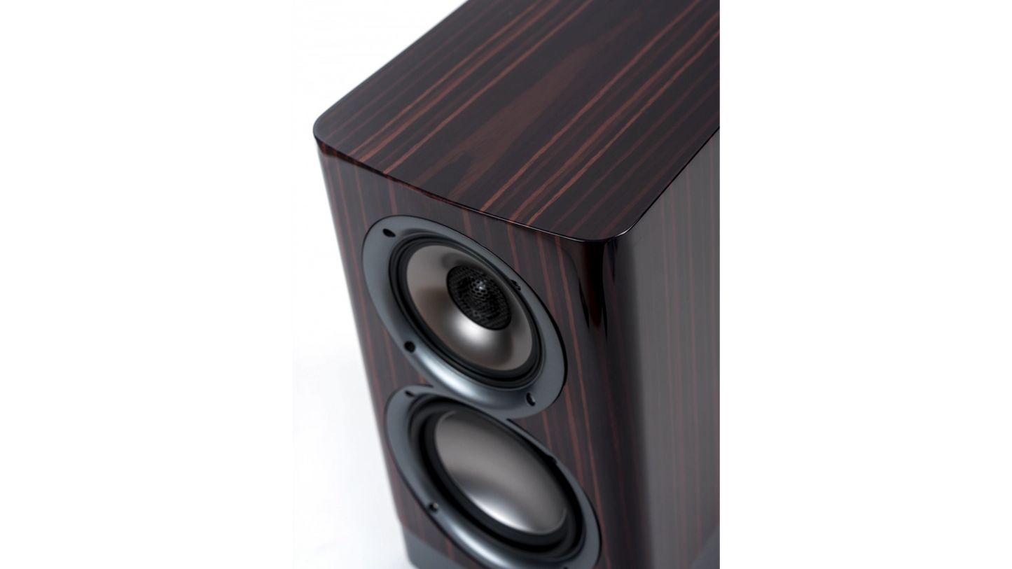 ELAC Navis - Powered Bookshelf Speaker - Gloss Ebony Emara