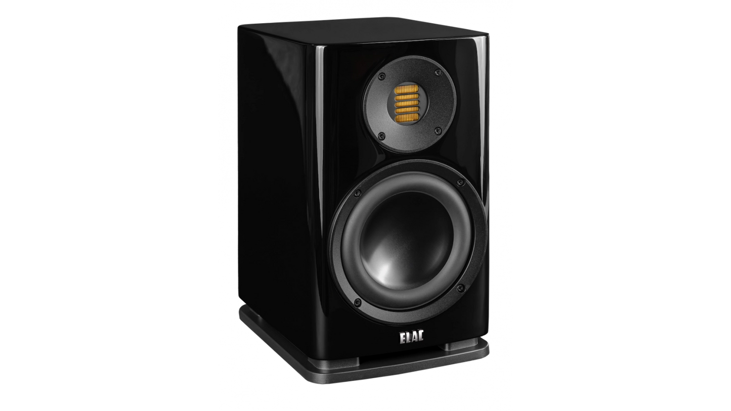 ELAC Solano - 6" Bookshelf Speakers - Gloss Black