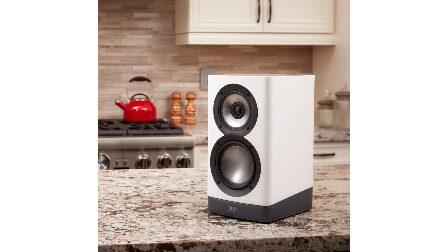 ELAC Navis - Powered Bookshelf Speaker - Gloss White