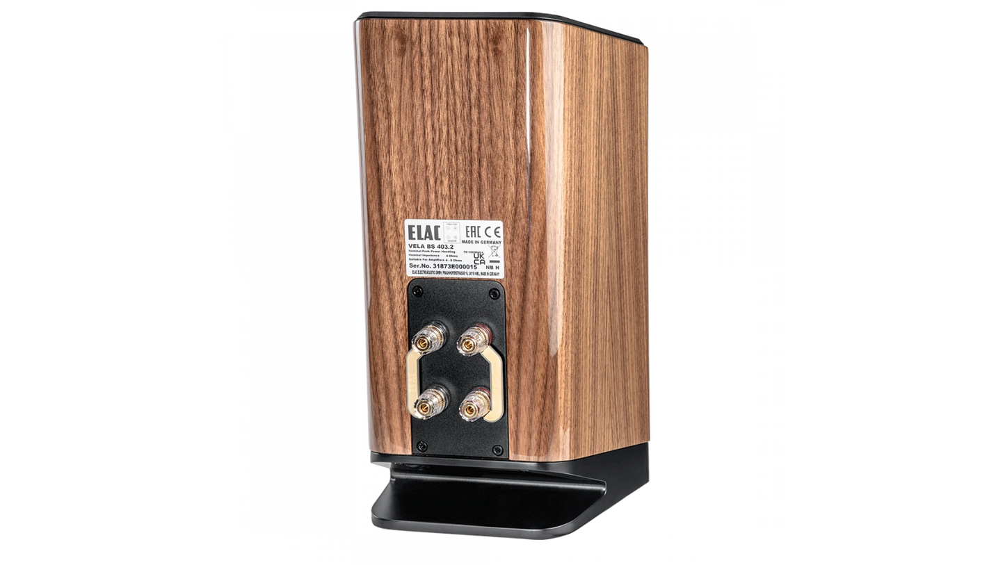 ELAC Vela - Bookshelf Speaker - Gloss Walnut