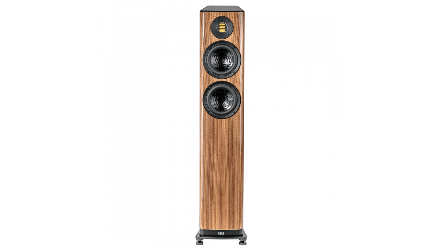 ELAC Vela - Floorstanding Speaker - Gloss Walnut - VFS407