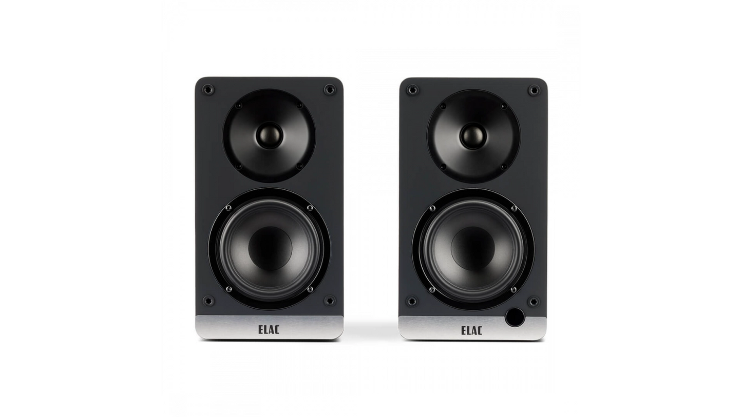 ELAC Debut Connex - 4-1/2" Connex Powered 50 Watt Bookshelf Speakers - Black