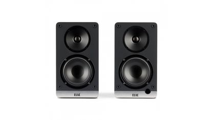 ELAC Debut Connex - 4-1/2" Connex Powered 50 Watt Bookshelf Speakers - Black