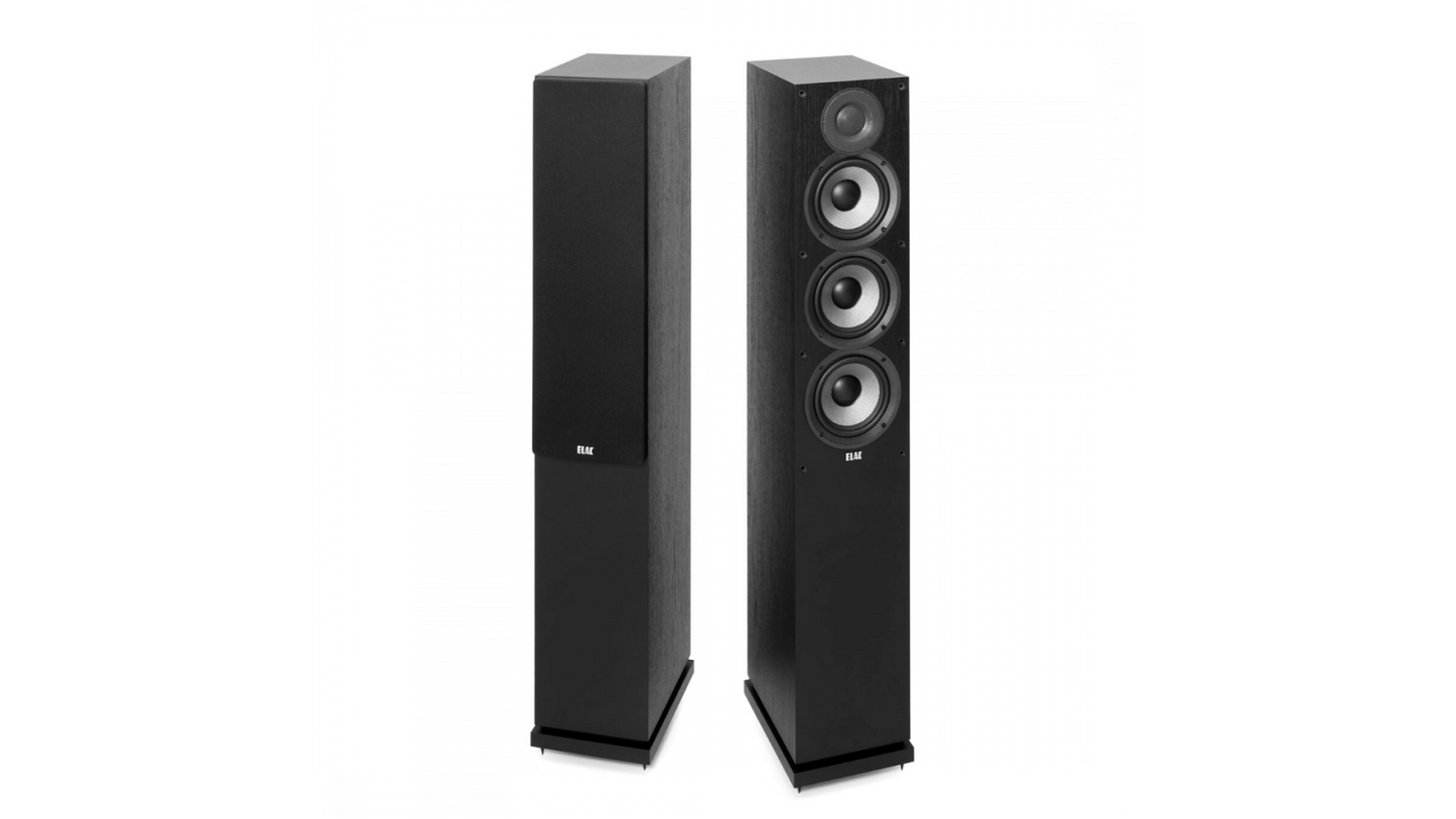 ELAC Debut 2.0 - 5-1/4" Floorstanding Speaker - Black