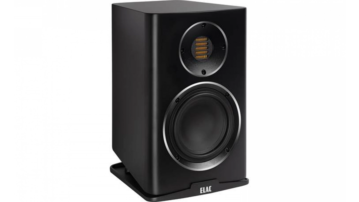 ELAC Carina - 5-1/4" Bookshelf Speakers - Satin Black